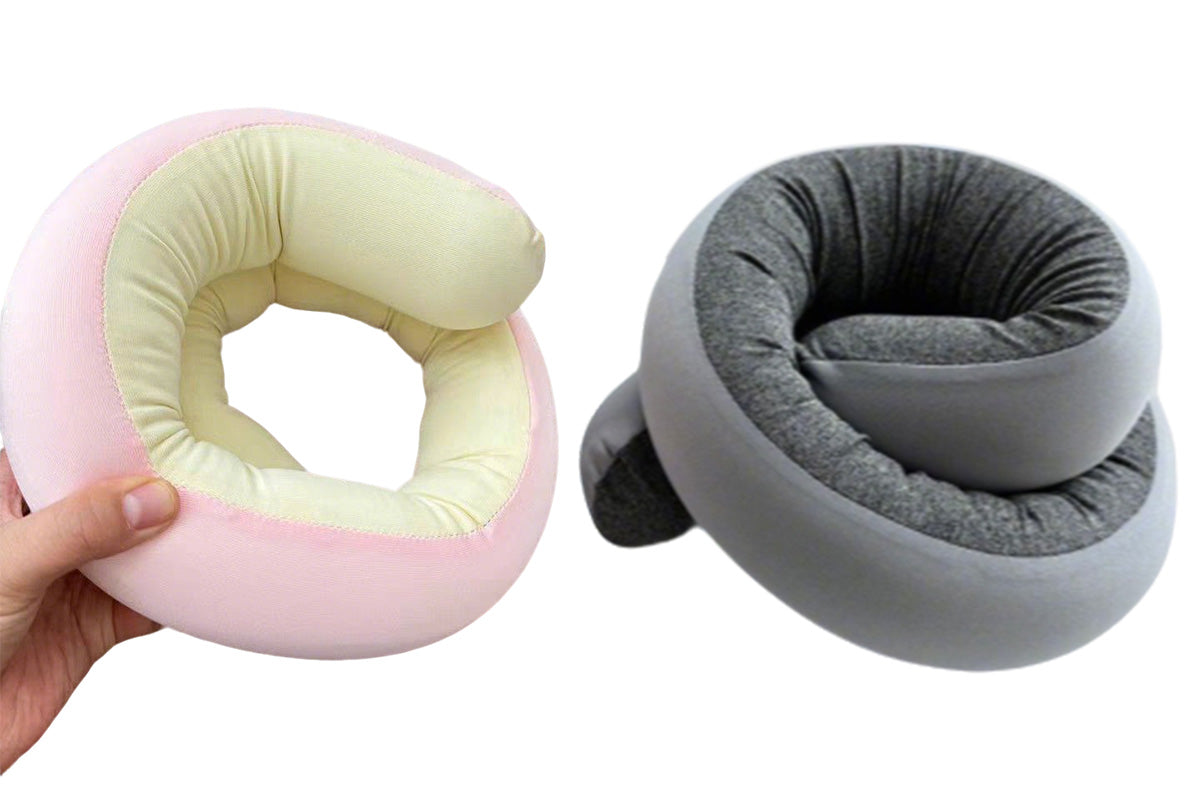 360 Degrees Twistable Memory Foam Neck Support Pillow Adjustable Travel Pillow