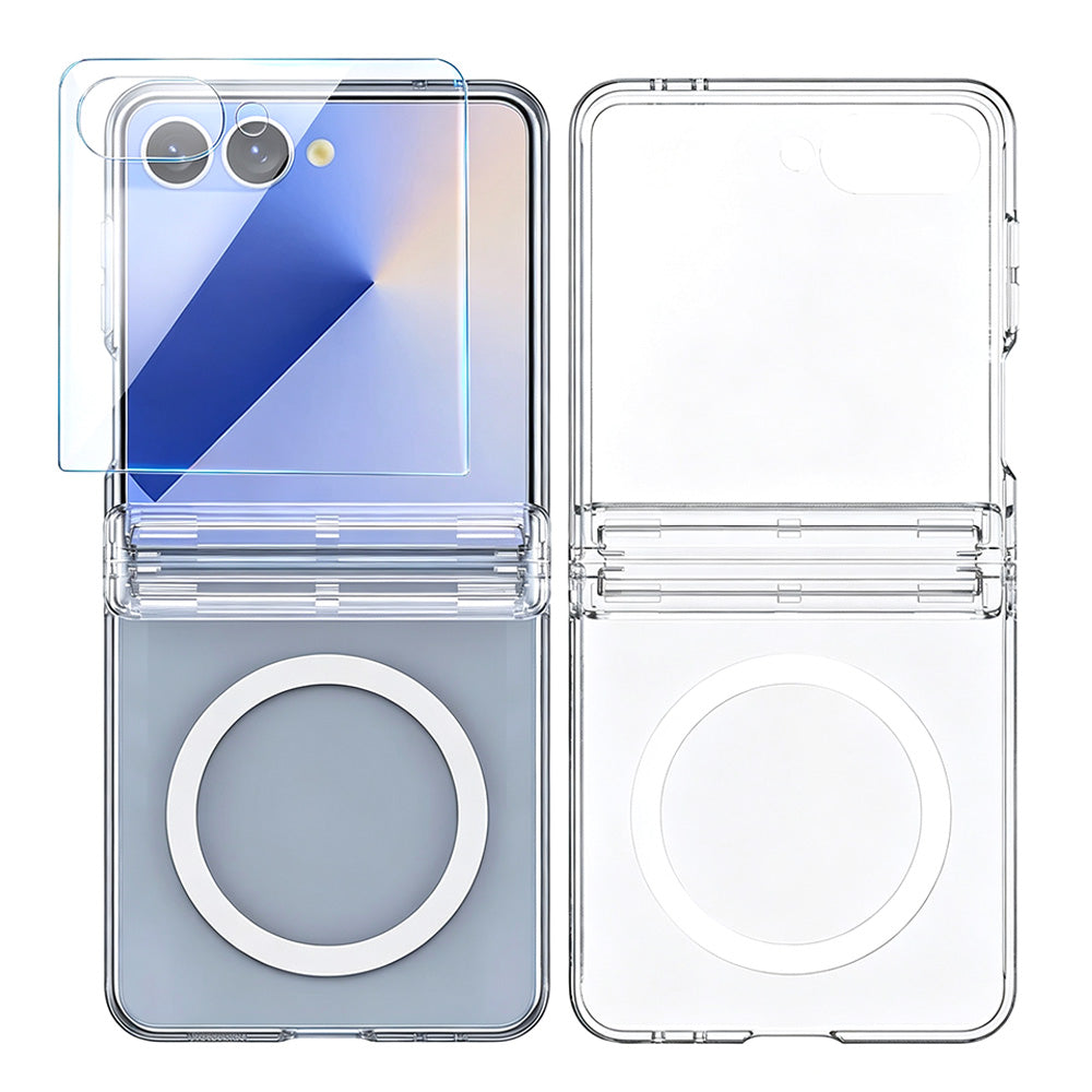 Case and Screen Protector for Samsung Galaxy Z Flip 8 with Hinge Cover