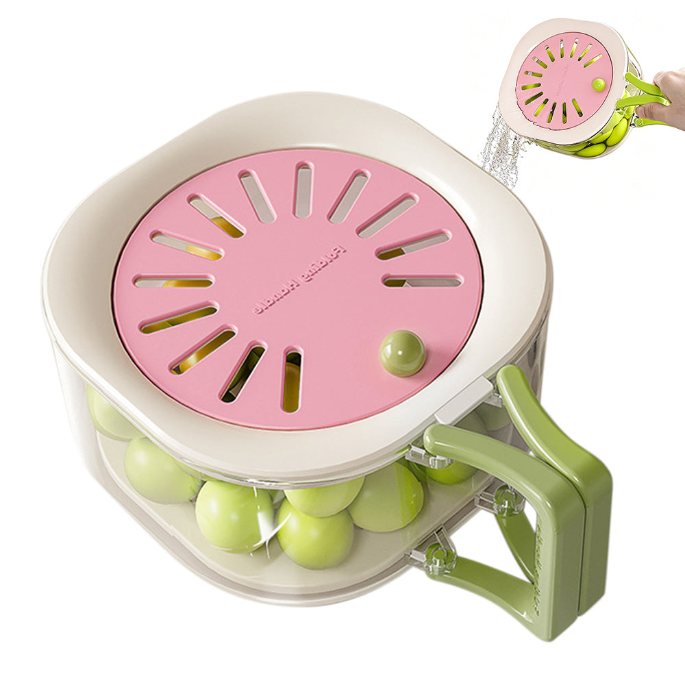 2 in 1 Collapsible Colander and Basin for Washing Draining and Storage