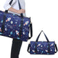 Kids Duffle Bag Water Resistant Travel Overnight Weekend Bag with Shoe Compartment