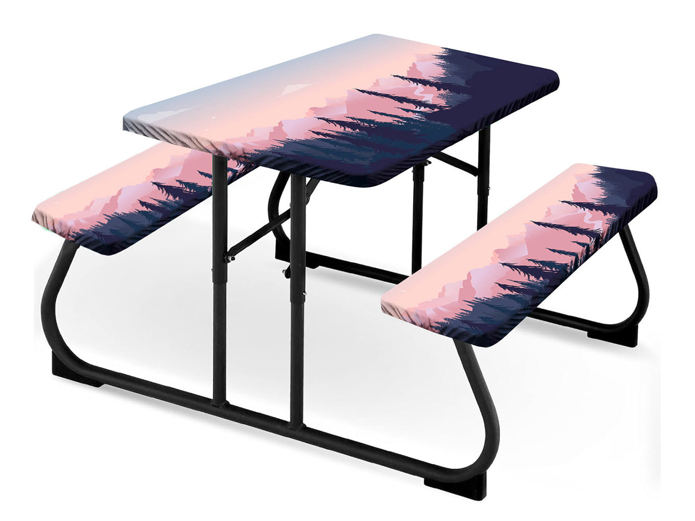 Picnic Table Cover with Bench Covers Camping Tablecloth Camping Essentials