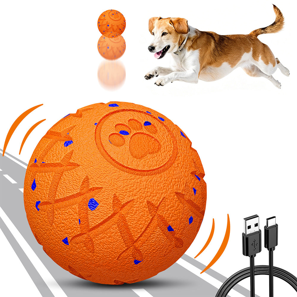 3 Mode Automatic Moving Rotating Dog Toy Ball for Medium and Large Dogs