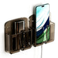 2 PCS Wall Phone Holder No Drill Adhesive Remote Control Organizer for Home Office