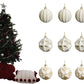9pcs Christmas Ball Ornaments for Xmas Tree Hanging Ball Ornament Decorations