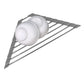 Triangle Roll-Up Dish Drying Rack For Sink Corner Sink Kitchen Drainer And Organizer