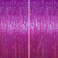 2Pcs 2m Metallic PET Foil Fringe Door Curtains for Party Backdrops
