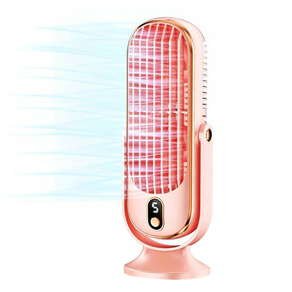 Wireless Cooling Table Fan Portable Tower Fan With 5 Speeds And 720 Degrees Oscillation