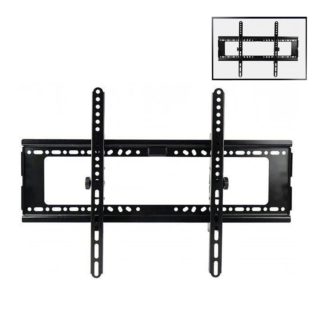 Universal Tilt TV Wall Mount Bracket Adjustable Low Profile Steel Mount