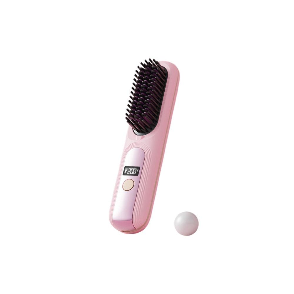 Portable Rechargeable Wireless Hair Straightener Comb