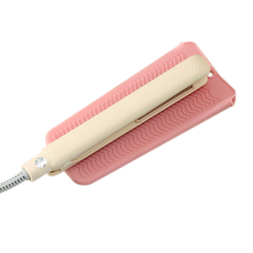 2 Pack Heat Resistant Silicone Pouch for Hair Styling Tools