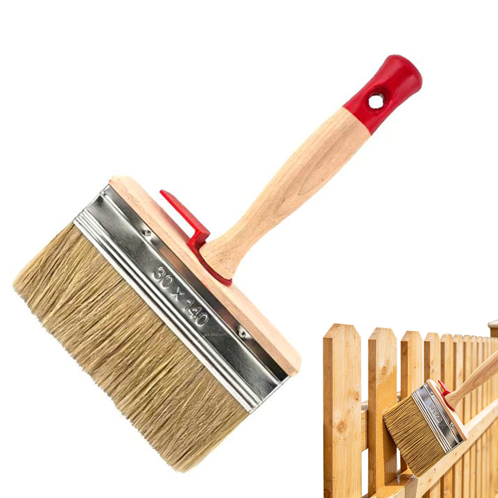 Thickened Square Paint Brush 3 cm PET Bristle for Wall Fence Door