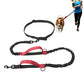 2 in 1 Hands Free Running Dog Leash for Walking Jogging