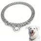 Dog Training Slip Collar Double-Row Chain for Large Dogs