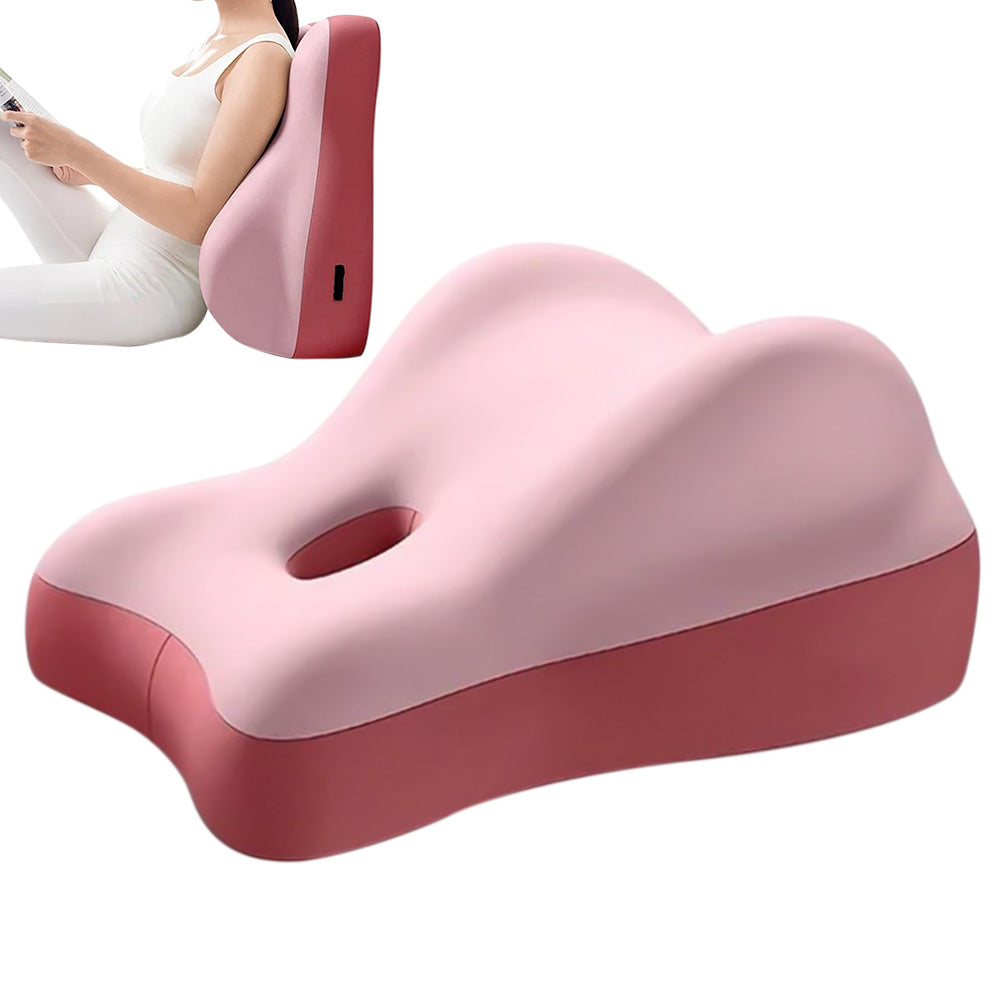 Ergonomic Memory Foam Reclining Pillow Prone Reading Cushion for Bed and Sofa