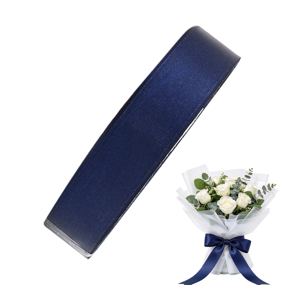 22m Double Sided Polyester Satin Ribbon for Christmas Gift Wrapping