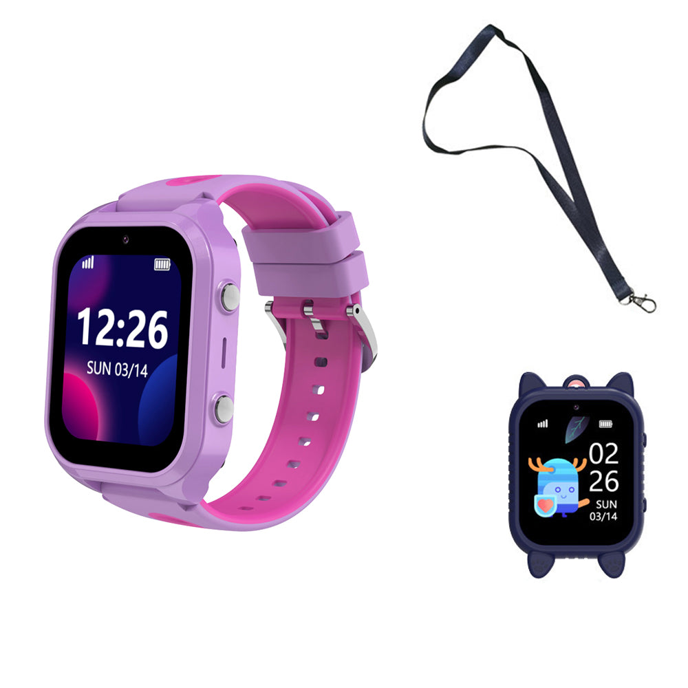 LT56 Kids Neck Hang 4G Smart Watch Video Call Positioning Alarm Smart Watch