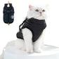 Dog Winter Jacket Padded Pet Clothes with Zipper Warm Vest Coat Comfortable Pet Vest-Black