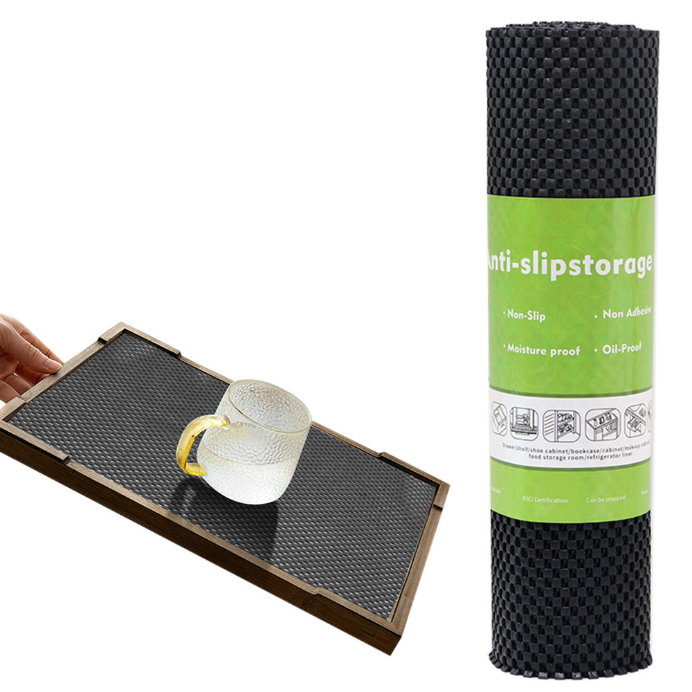 Non-Adhesive Drawer and Shelf Liner for Cabinet Wardrobe