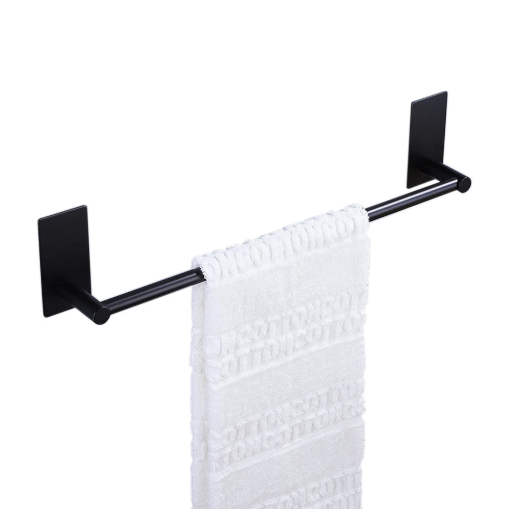 Stainless Steel Self-Adhesive Towel Rack for Bathroom No Drilling Required
