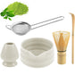 Matcha Whisk Set 5PCS Ceramic Matcha Kit Matcha Bowl With Spout Matcha