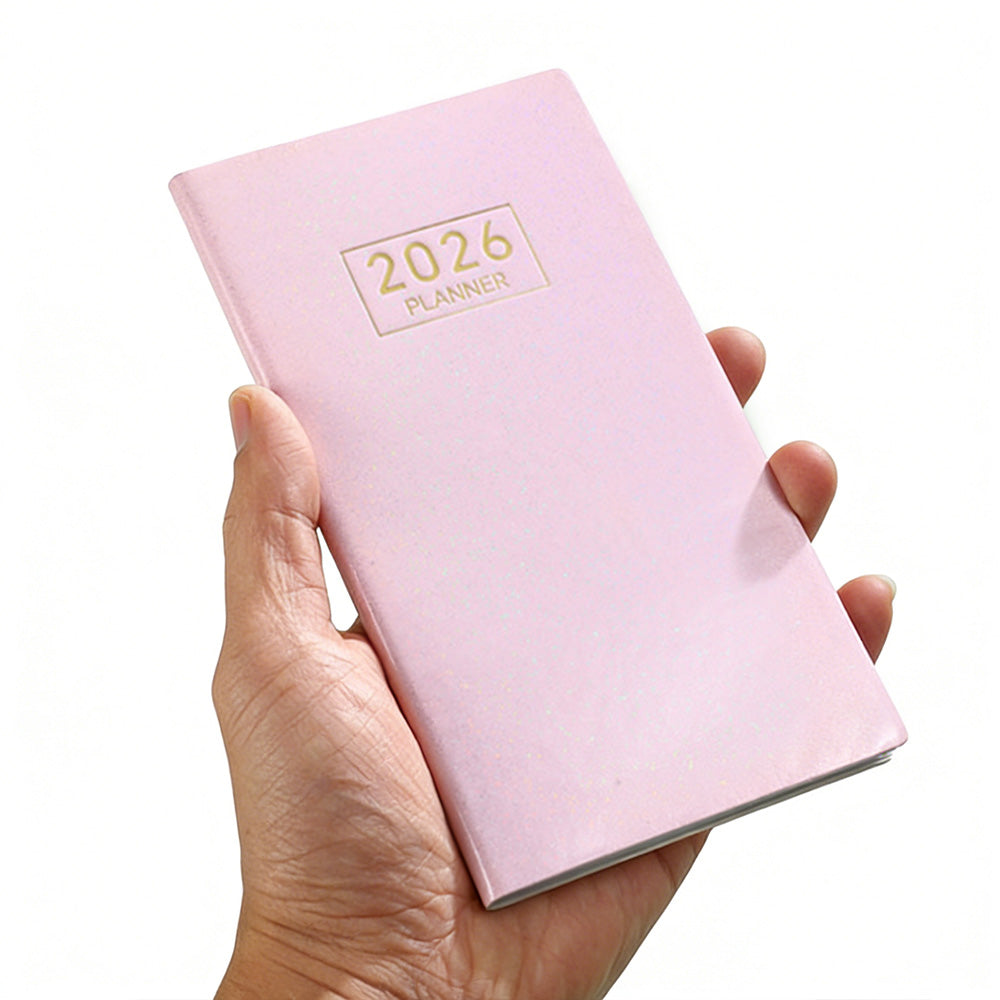 2026 Pocket Planner Calendar Portable A6 Daily Planner