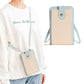 PU Leather Small Crossbody Bag Cell Phone Purse with Belt Buckle
