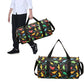 Kids Duffle Bag Water Resistant Travel Overnight Weekend Bag with Shoe Compartment
