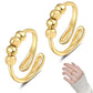 2Pcs Adjustable Fidget Spinner Rings
