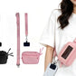 2-in-1 Phone Crossbody Strap Clear Window Card Wallet Pouch Travel Adjustable Shoulder Strap Bag