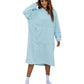 Reversible Faux Shearling Hooded Blanket