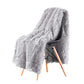 Solid Double-Sided Fuzzy Shaggy Blanket