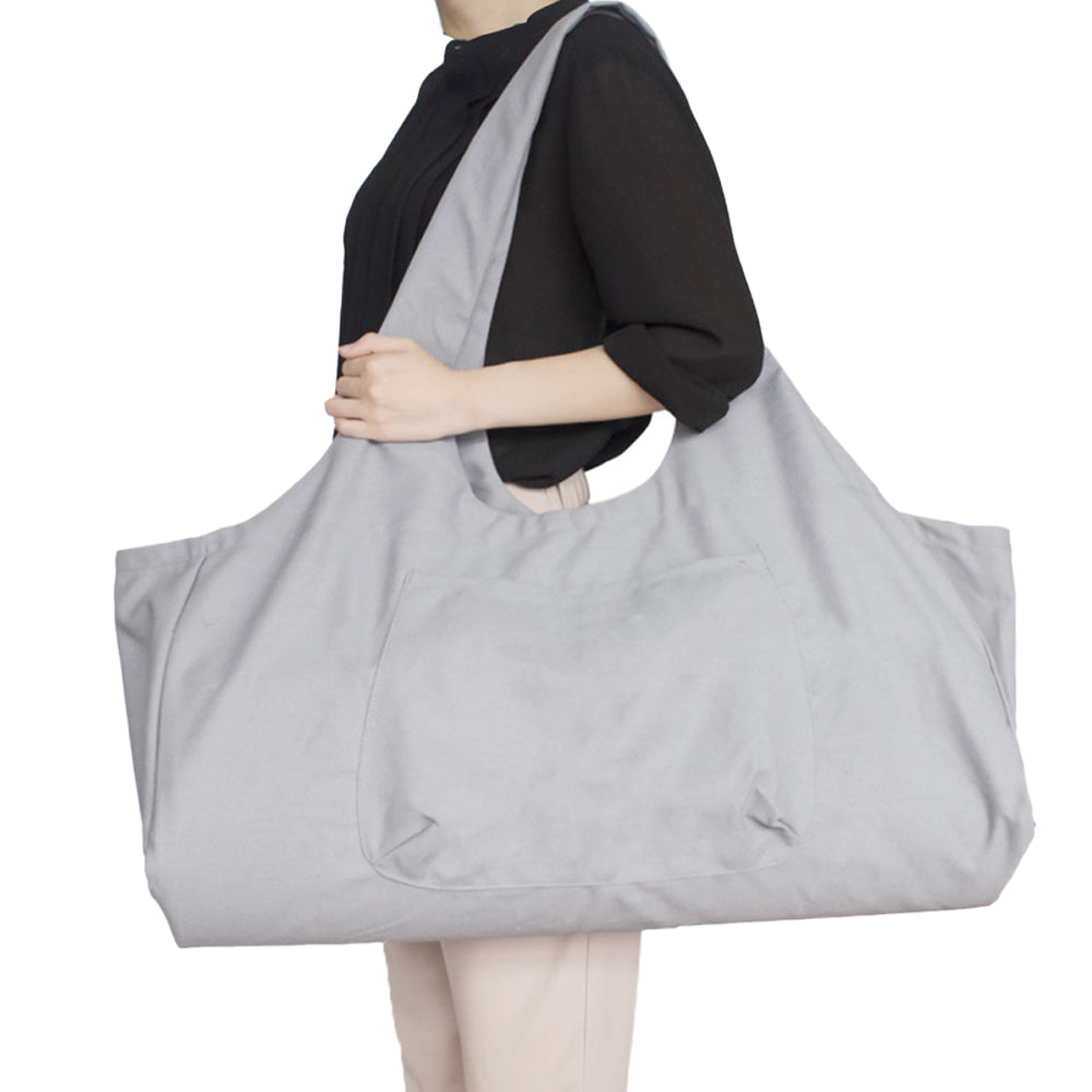 Large Yoga Mat Bag with a Side Pocket