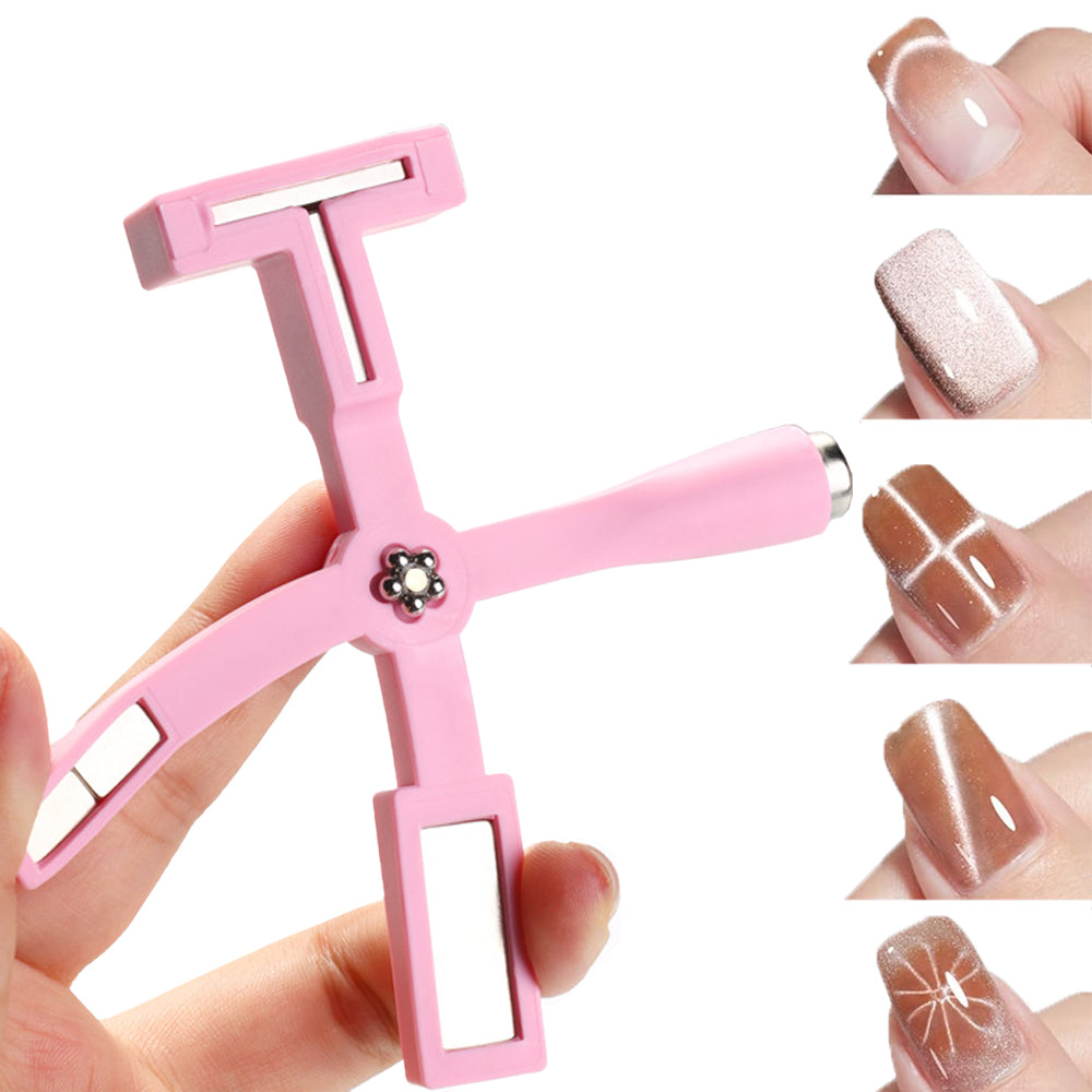 5-in-1 Cat Eye Magnet Cross Multi-functional Nail Tool