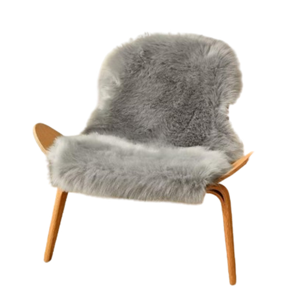 Faux Sheepskin Fluffy Rugs Chair Seat Covers