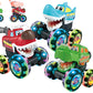 Monster Truck Toy Light-Up Cars Wheels Toy Car Press and Go Cars