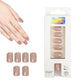 3Sets Reusable Solid Color Fake Nails Press On Manicure