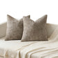 2 Pack Chenille Knit Throw Pillow Covers for Couch Bed