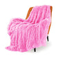 Solid Double-Sided Fuzzy Shaggy Blanket