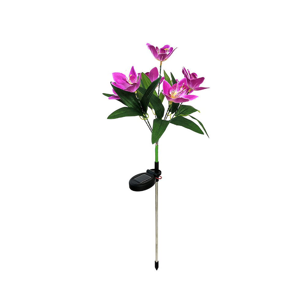 7 Head Solar Orchid Lamp