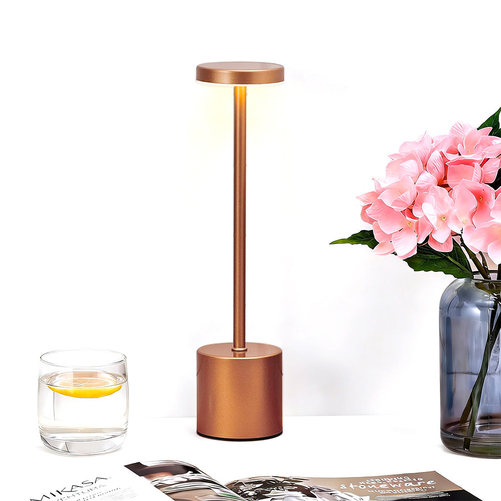 Three Color Rechargeable Touch Cordless Table Lamp for Dining Room