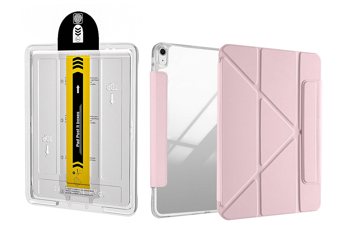 Case and Auto Alignment Dust-Free Tempered Glass Screen Protector for iPad Air 6/7 11 inch