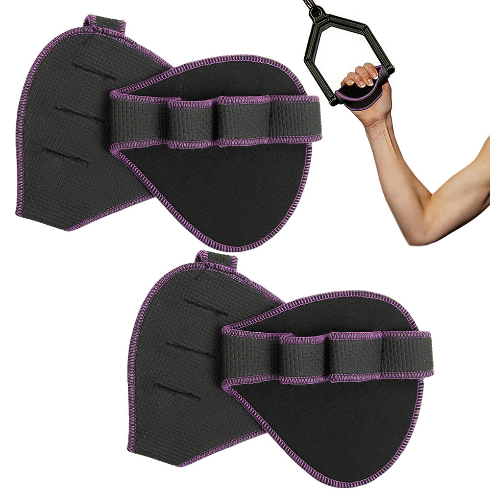 2XFour Finger Gym Palm Grip Gloves Non Slip Weight Lifting Gloves for Men And Women