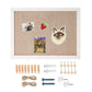 Cork Notice Pinboard Large Memo Photos Wooden Frame