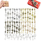 100 Pack Vintage Key Charms Antique Style Bronze Brass for DIY Jewelry Pendant
