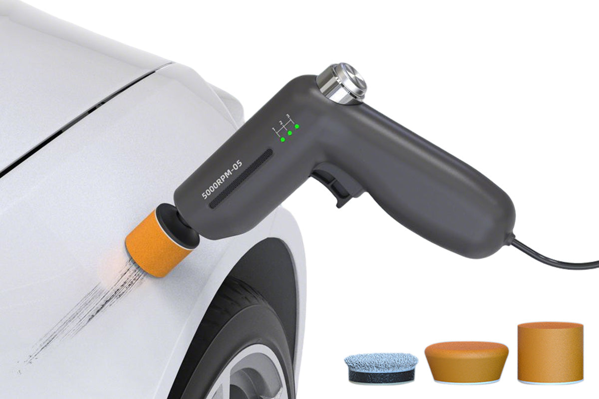 Auto Detailing Polisher Tool Car Polisher 5000RPM 3 Speed Handheld Buffer Waxer for Car Scratch Removal Waxing