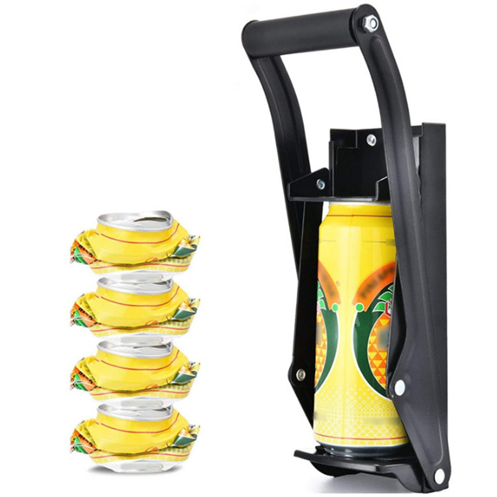 Can Crusher Wall Mounted Aluminum Can Crusher for 16oz Can Built-with Bottle Opener