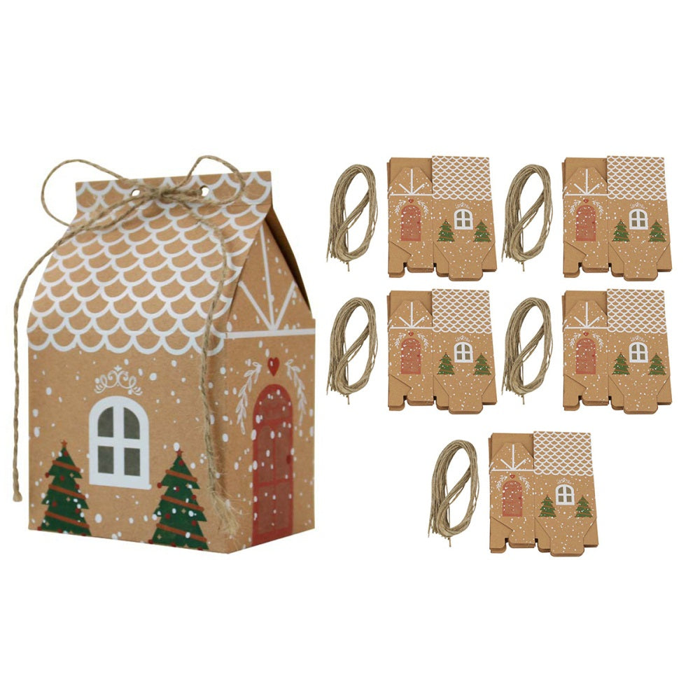 50Pcs Large Christmas Party Gift Boxes DIY Festive Gift Wrapping Boxes