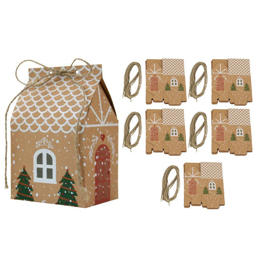 50Pcs Large Christmas Party Gift Boxes DIY Festive Gift Wrapping Boxes