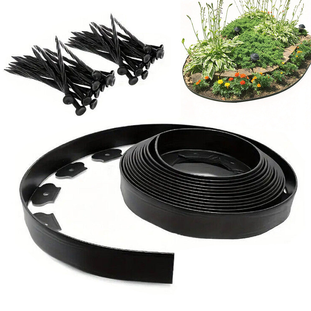Flexible PE Landscape Edging Border Garden Lawn Separation Strip