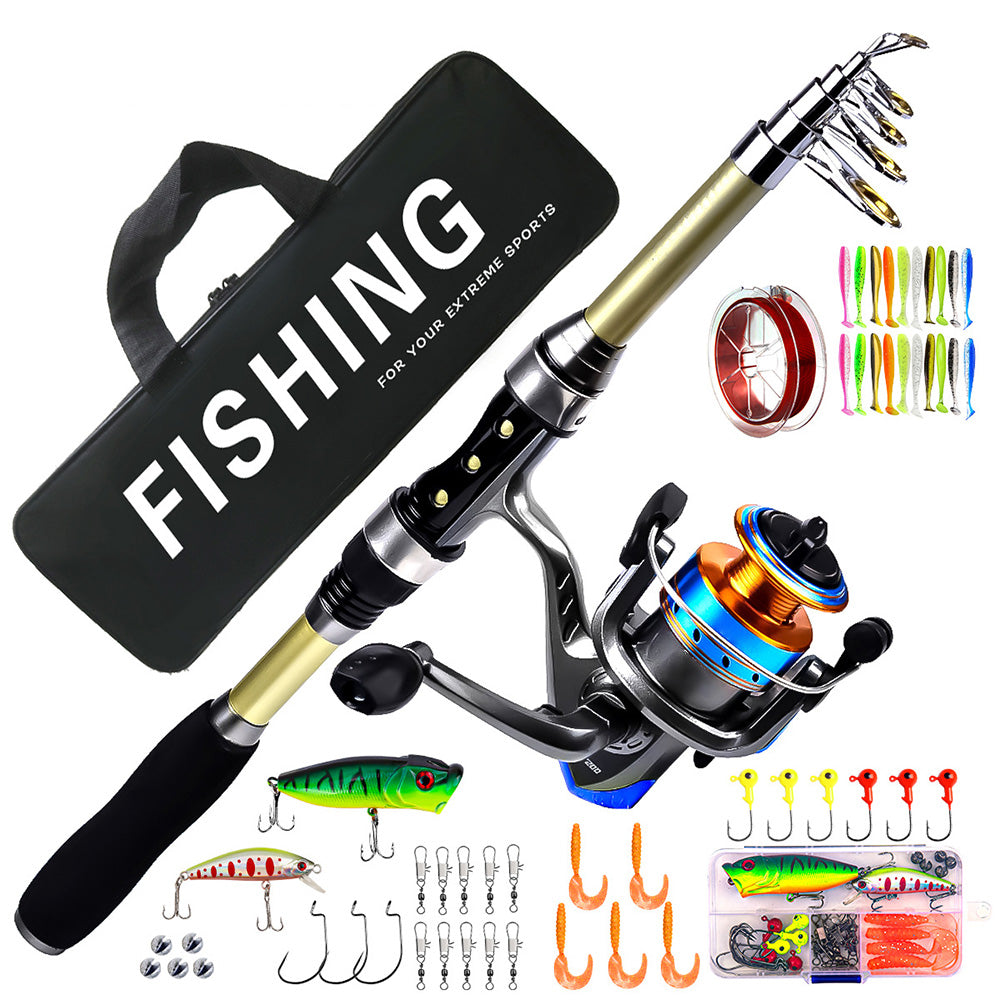 Sea Fishing Rod Combo Kit with Lures